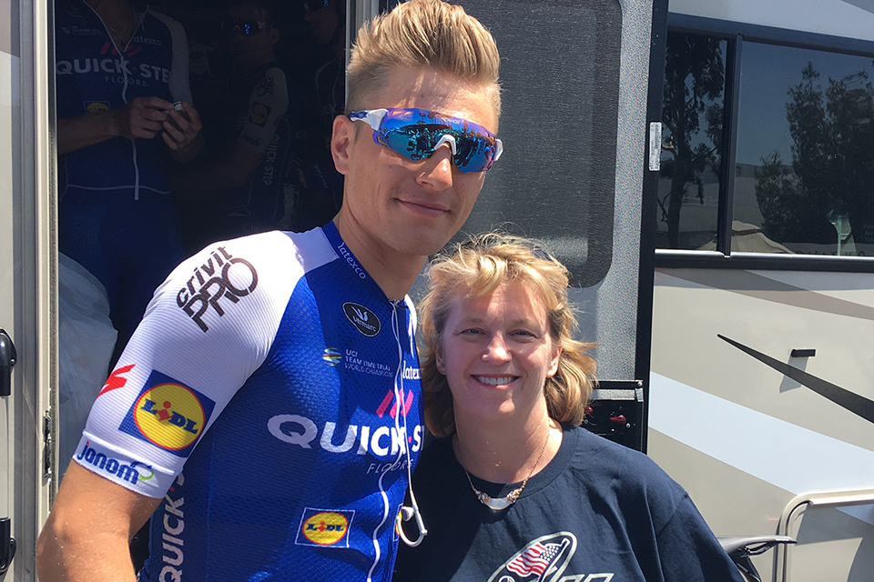 Marcel Kittel and Julie Kerkochian